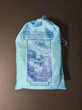 Vintage 2002 ThinkFun River Crossing : The Perilous Plank Puzzle Game Complete